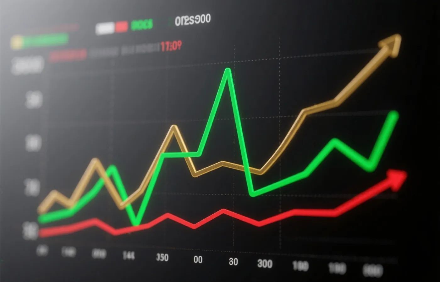 指数走势示意图