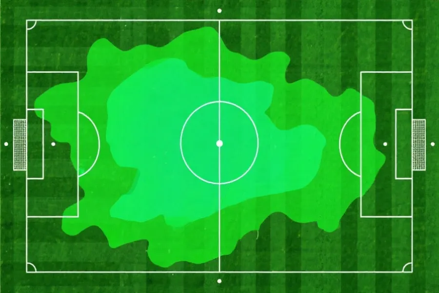 比赛热区与统计解读示意图