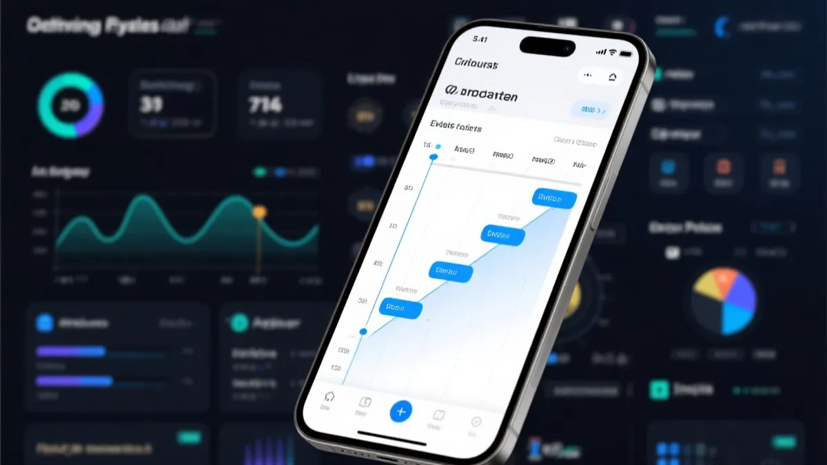 实时数据面板与事件时间轴示意