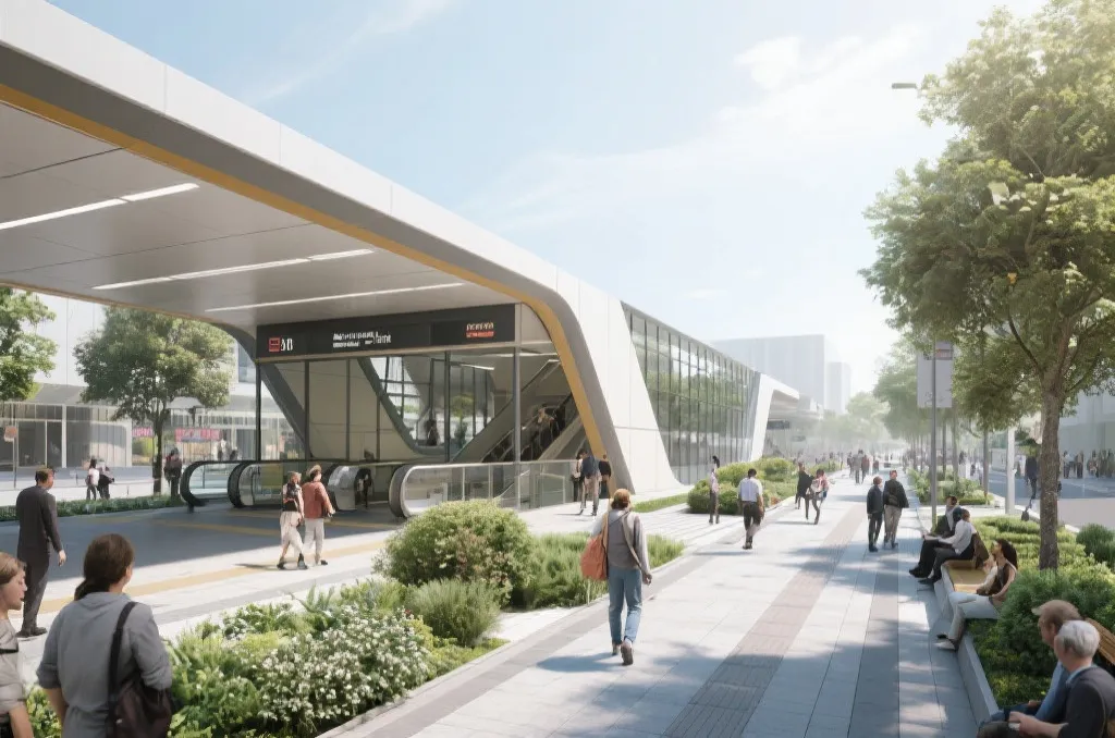 城市地铁站与活跃公共空间